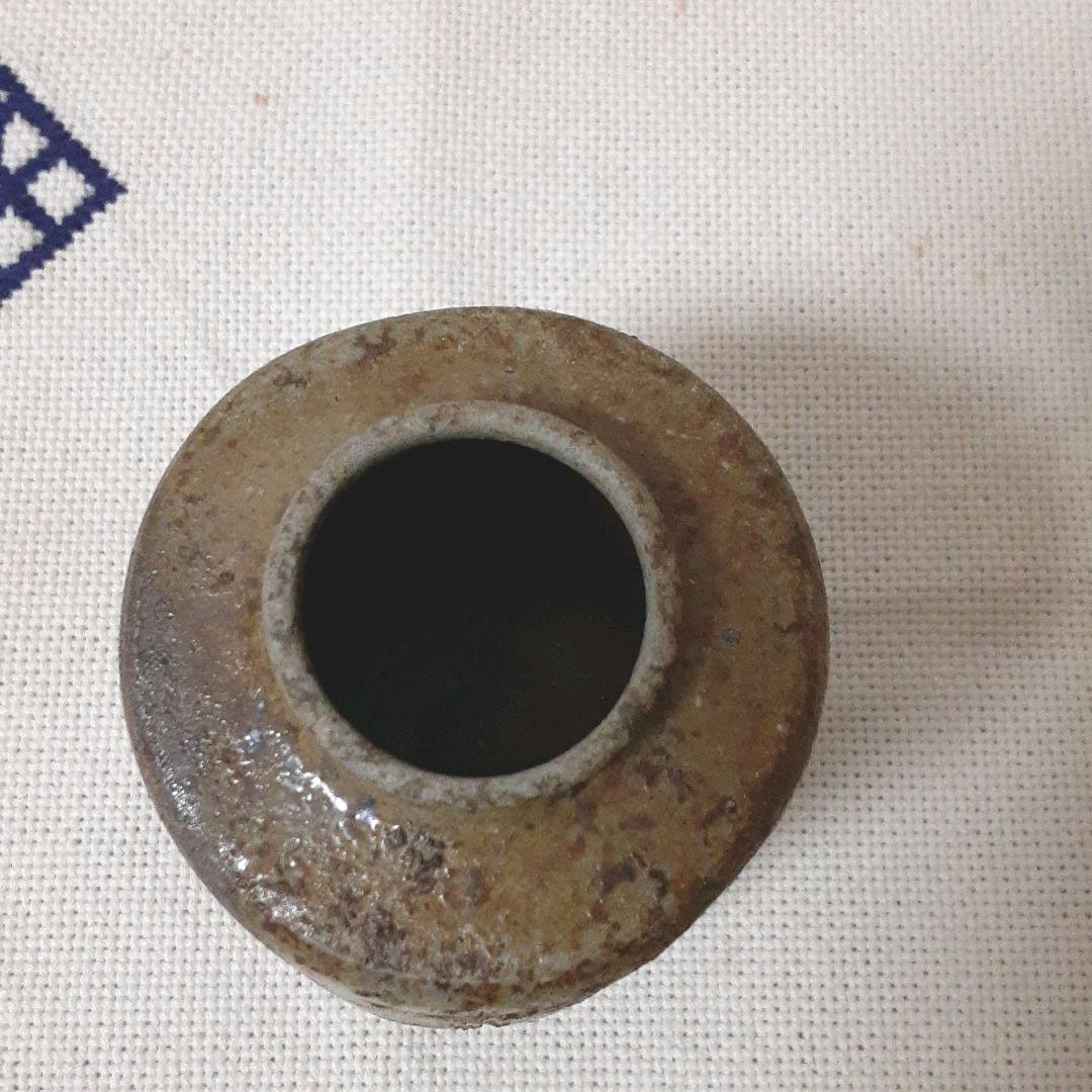 新品　備前焼　茶入れ