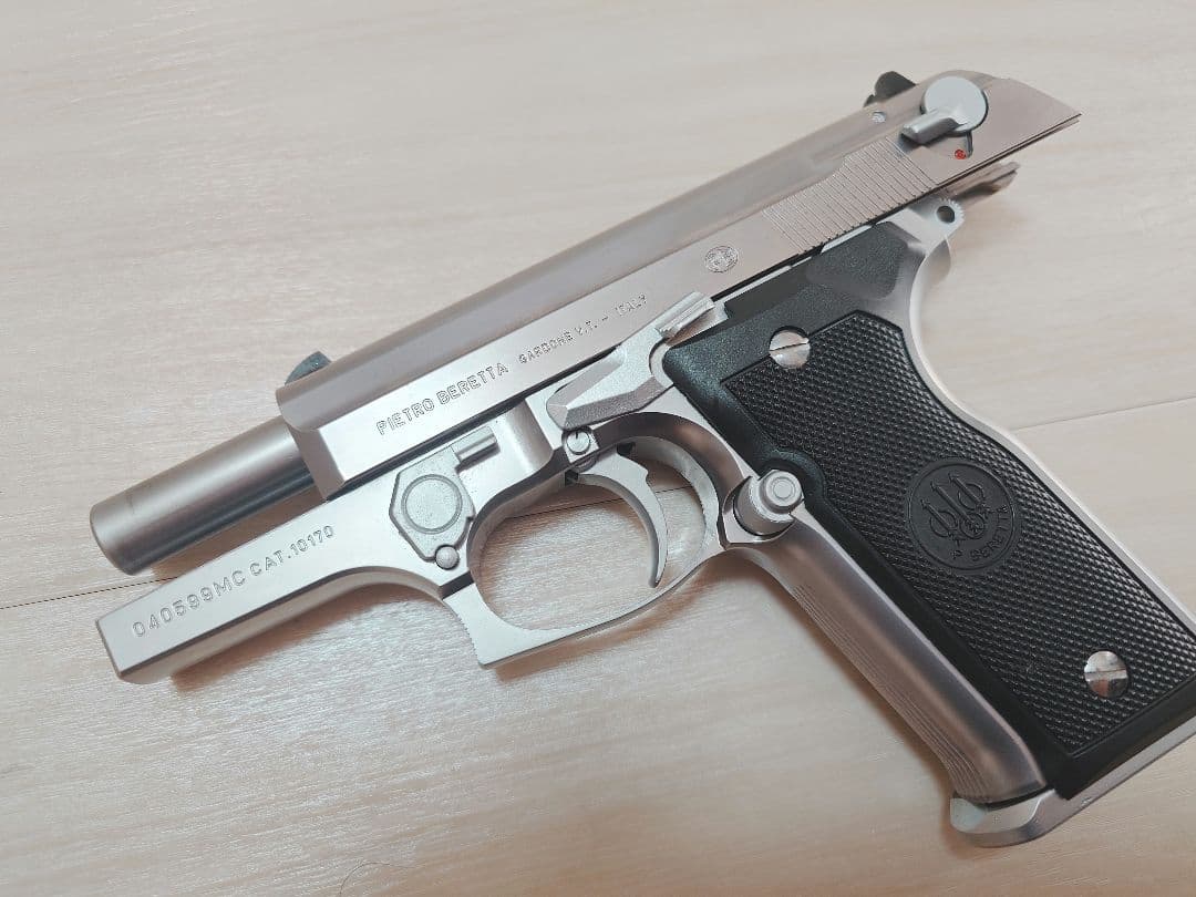 WA M8045 クーガーF INOX ガスブロ シルバーメッキ