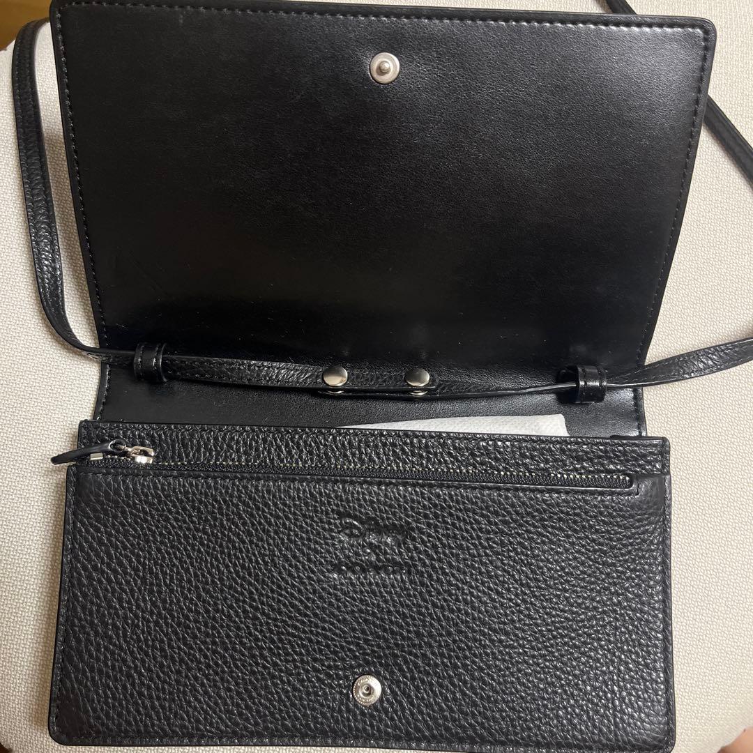 COACH とんすけ　コラボ　ウォレットバッグ