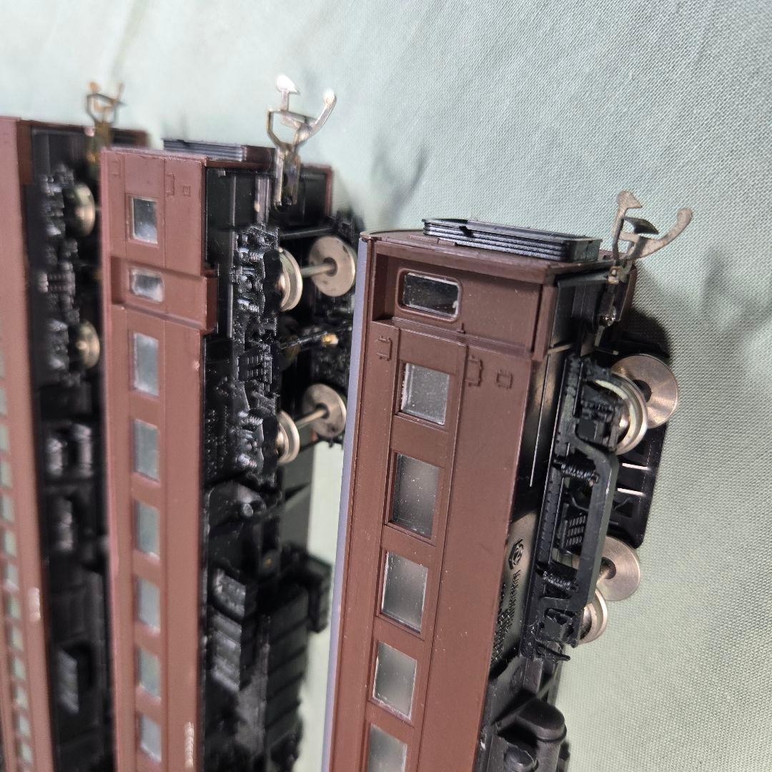 HOプラスチック製客車6両(Aセット)。ジャンク品。