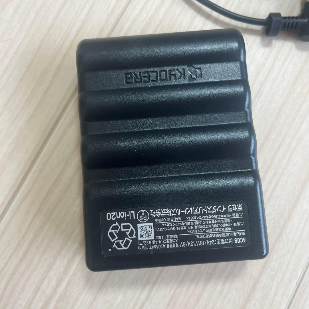 最新24V 新品 バートル AC09 バッテリー レッド 充電器付き空調服用