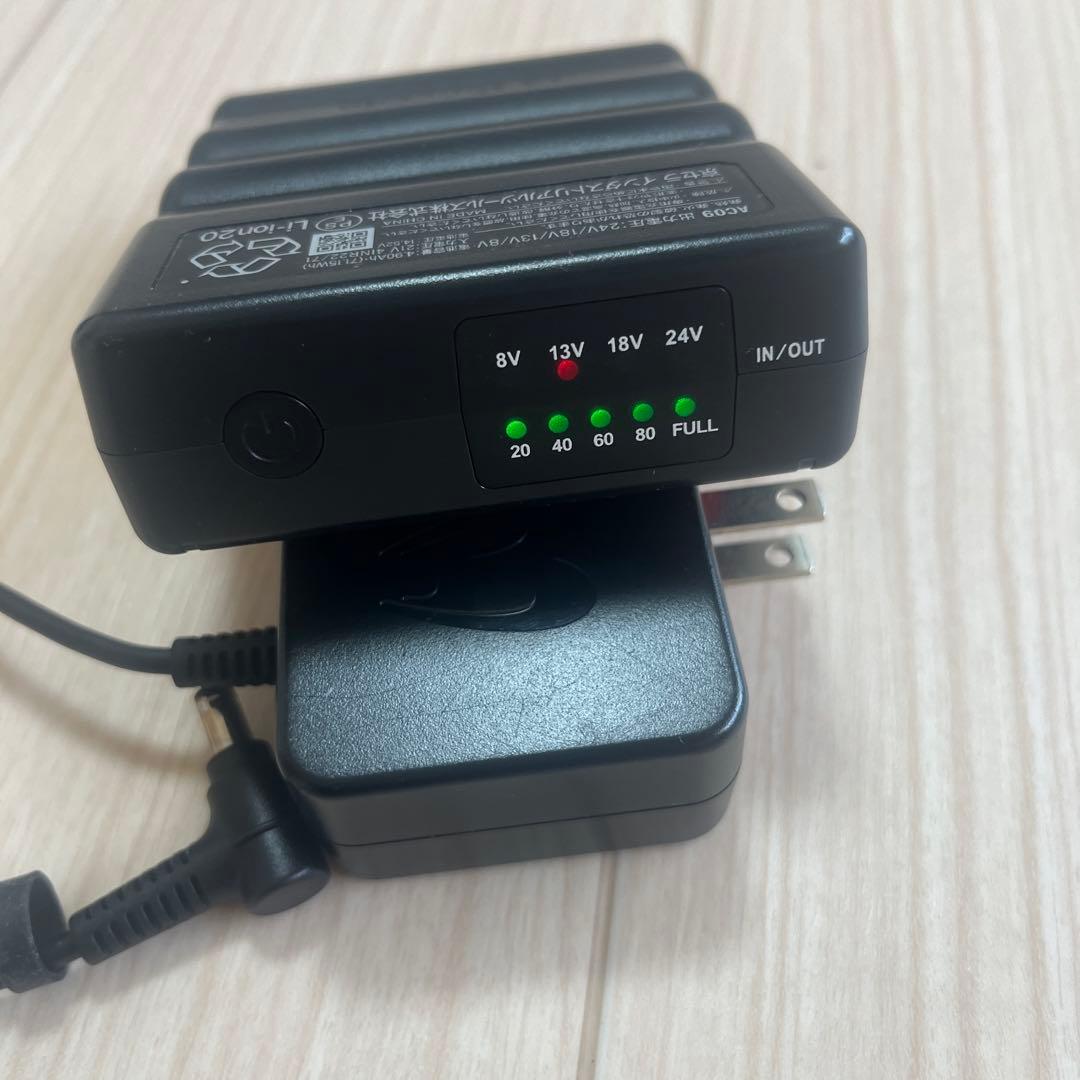 最新24V 新品 バートル AC09 バッテリー レッド 充電器付き空調服用