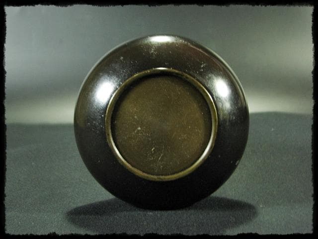 累座 唐銅 皆具 鎌谷 宗芳 擂座 水指 建水 杓立 蓋置 茶道具 f174