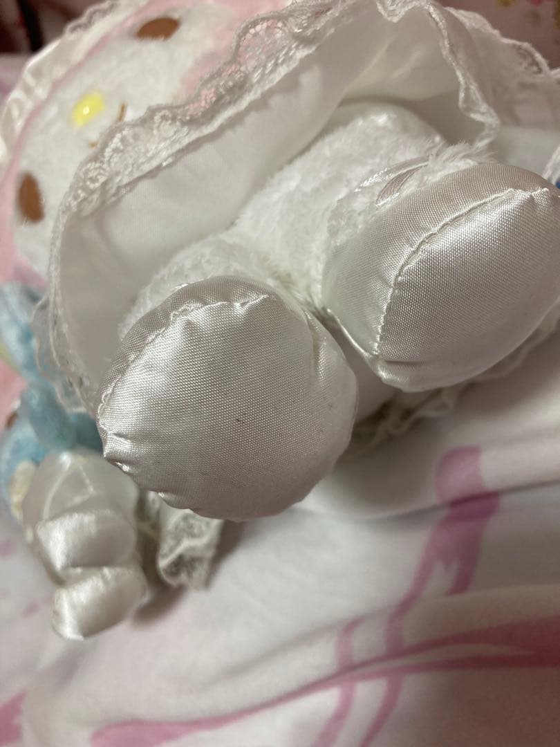 マイメロディ ぬいぐるみ ウェディング　レースデザイン