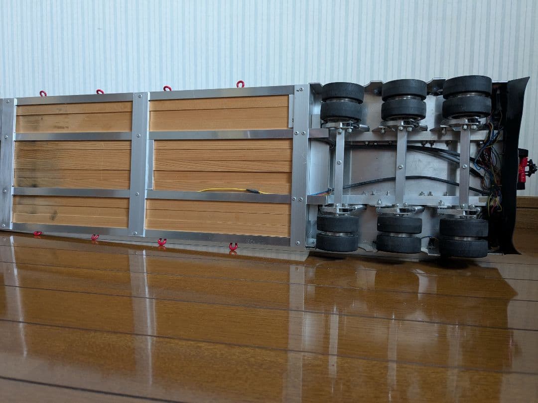 1/14トレーラー　重機運搬低床キャリアカー、　ショベルカー、ホイールローダー