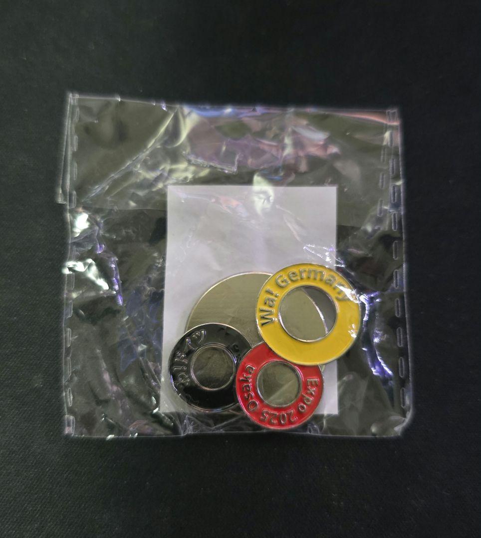 激レア大阪万博 スタッフ ピンバッジ WA! Germany ドイツ館マグネット