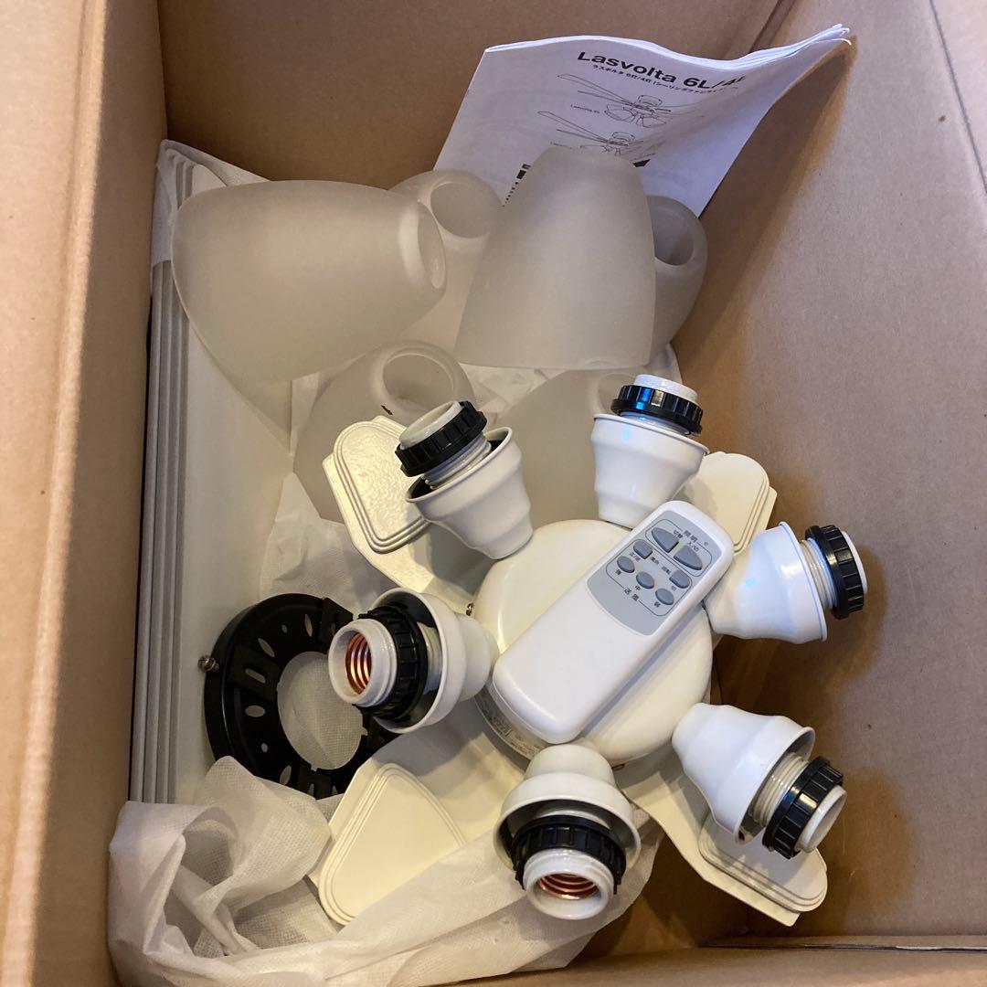 Lasvolta 6L シーリングファンライト 6灯