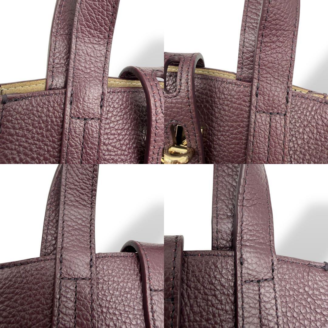 【美品】FURLA フルラ ショルダーバッグ 2way ミニ クロスボディ 紫