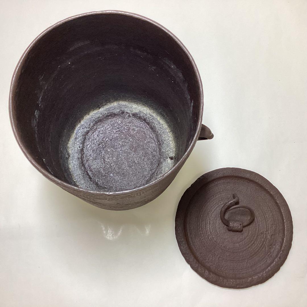 雲龍釜 釜師 畠春斉 木箱入 茶道具 古物品