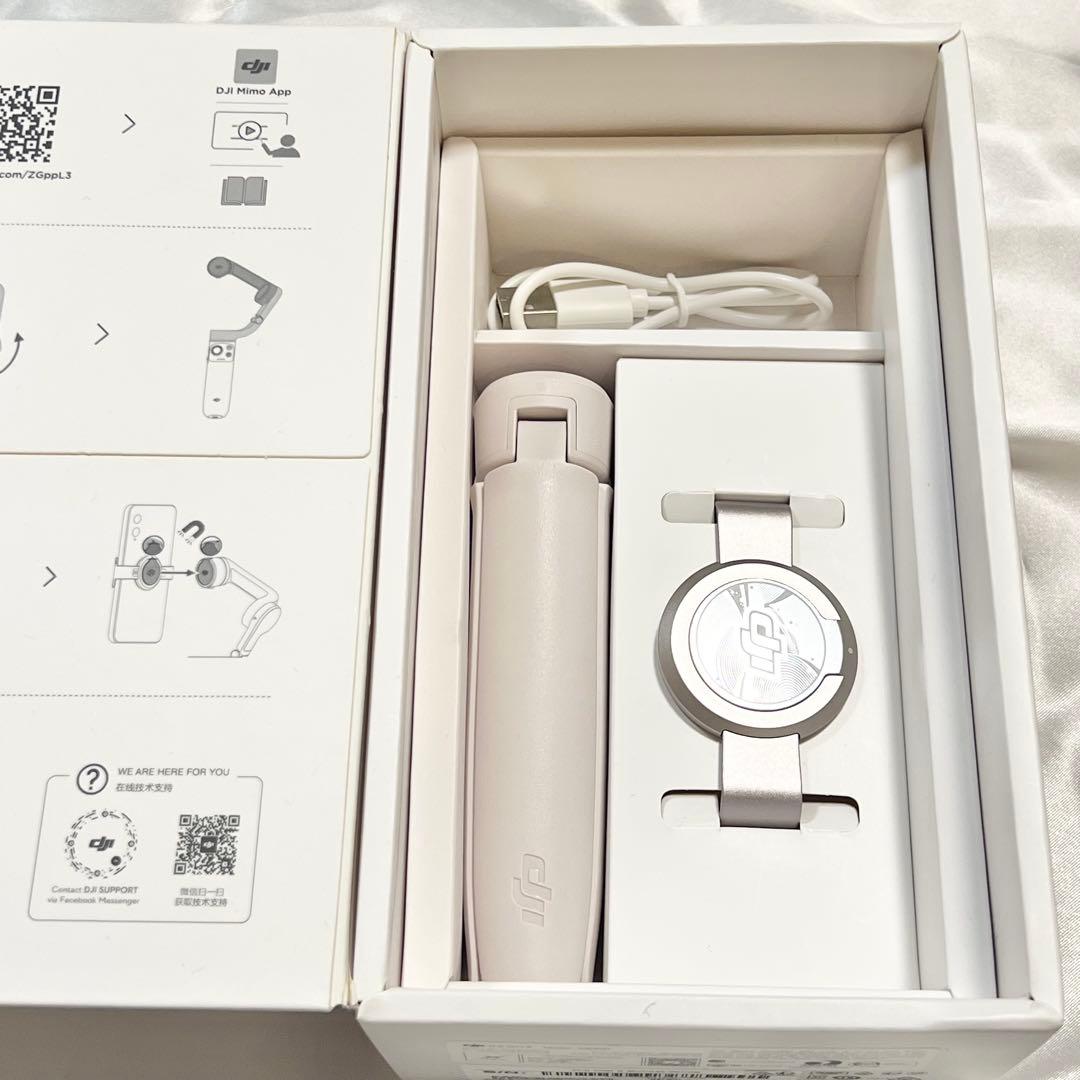 【ほぼ新品✨】dji OM5 ジンバル サンセットホワイト 正規品