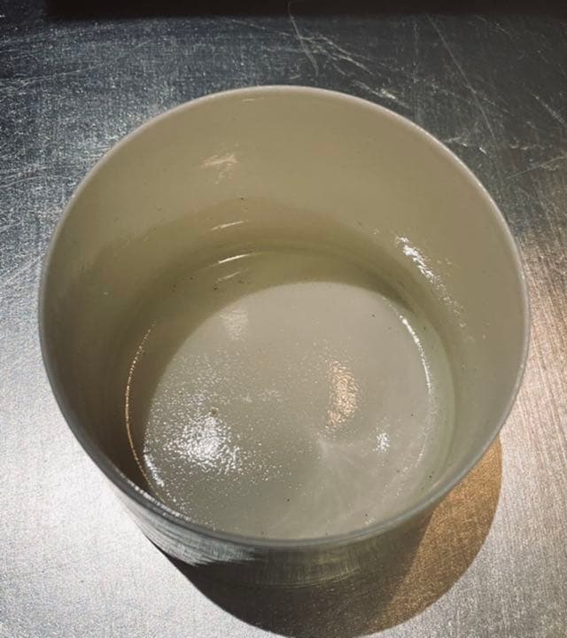 旅茶碗　半筒形　モダン　シェルのような輝き　茶箱　茶道