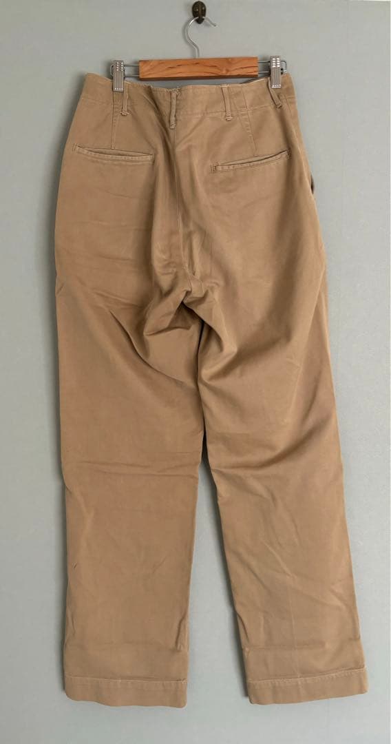 US ARMY M-43 チノパン 40s 軍パン ヴィンテージ ガスフラップ