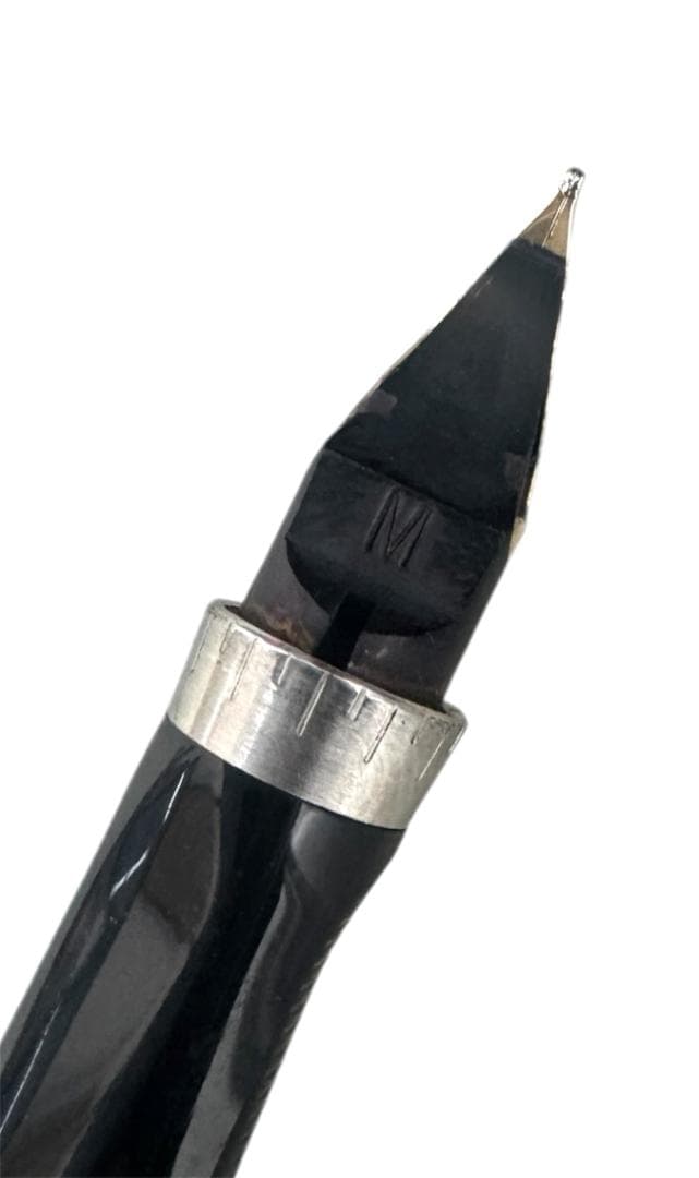 ★PARKER 75　STERLING SILVER　万年筆　ペン先14K