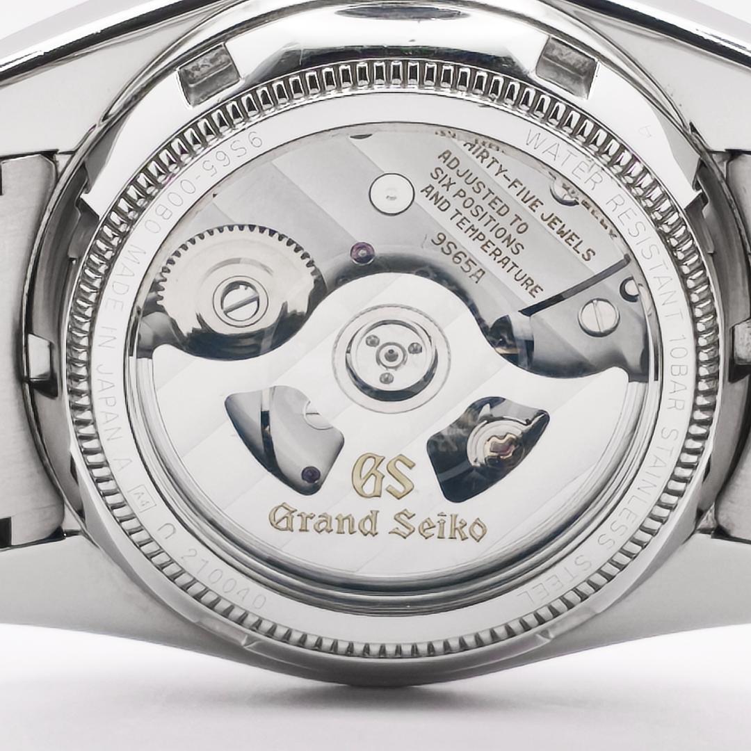 美品 グランドセイコー 9Sメカニカル 3Days デイト SBGR073 青
