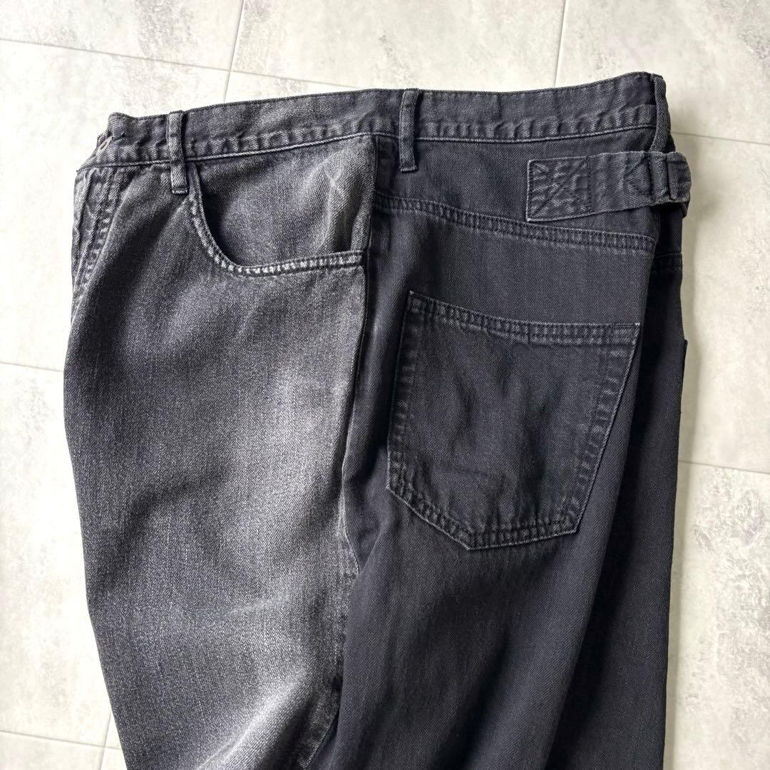 【超希少】ワイズ Y's ブラックデニムサルエルパンツ 日本製 ヨウジヤマモト