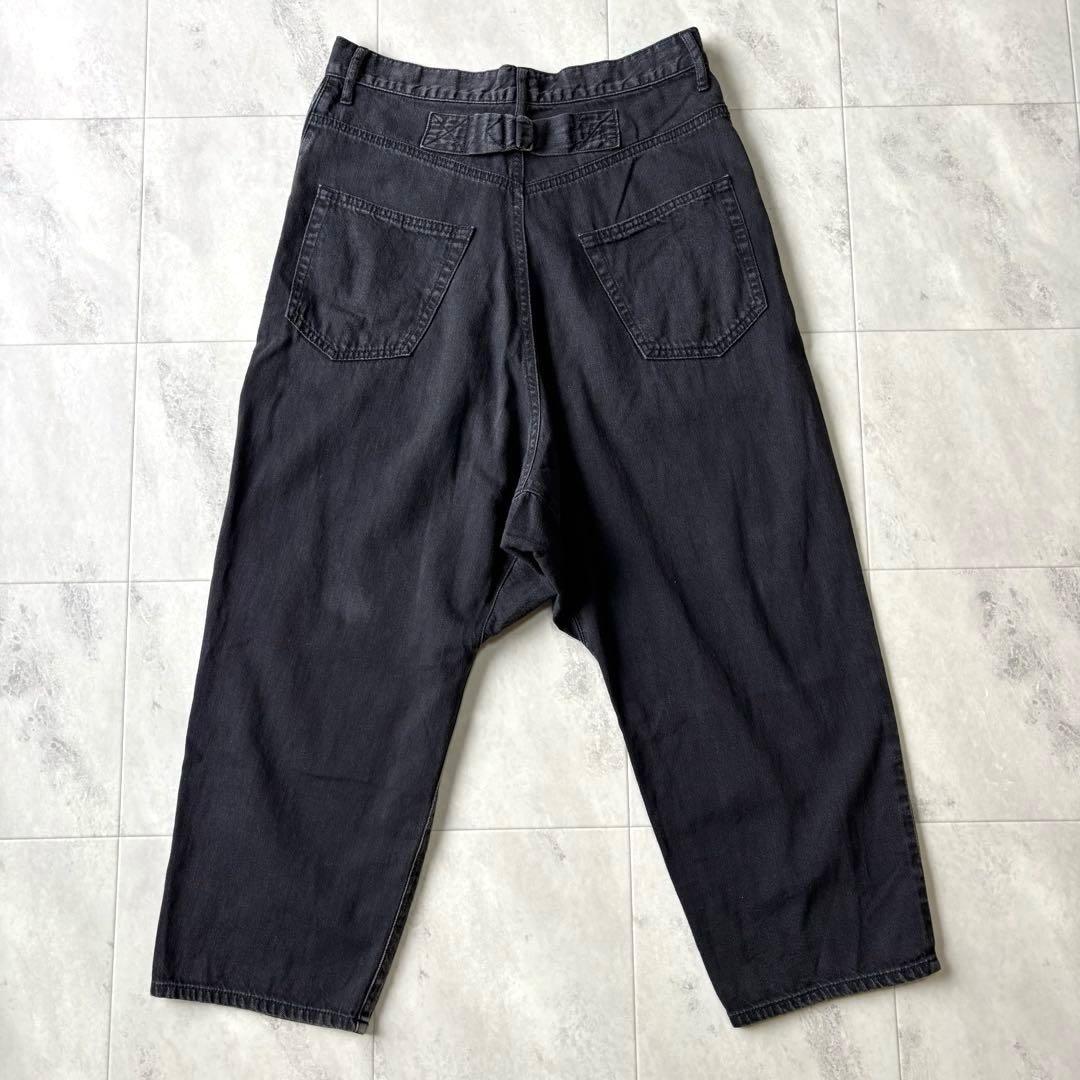 【超希少】ワイズ Y's ブラックデニムサルエルパンツ 日本製 ヨウジヤマモト