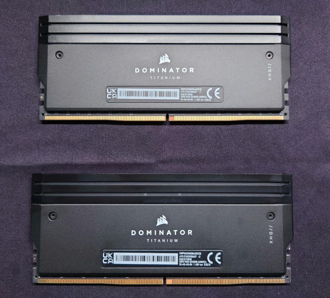 メモリー CORSAIR DOMINATOR TITANIUM DDR5-6400 96G