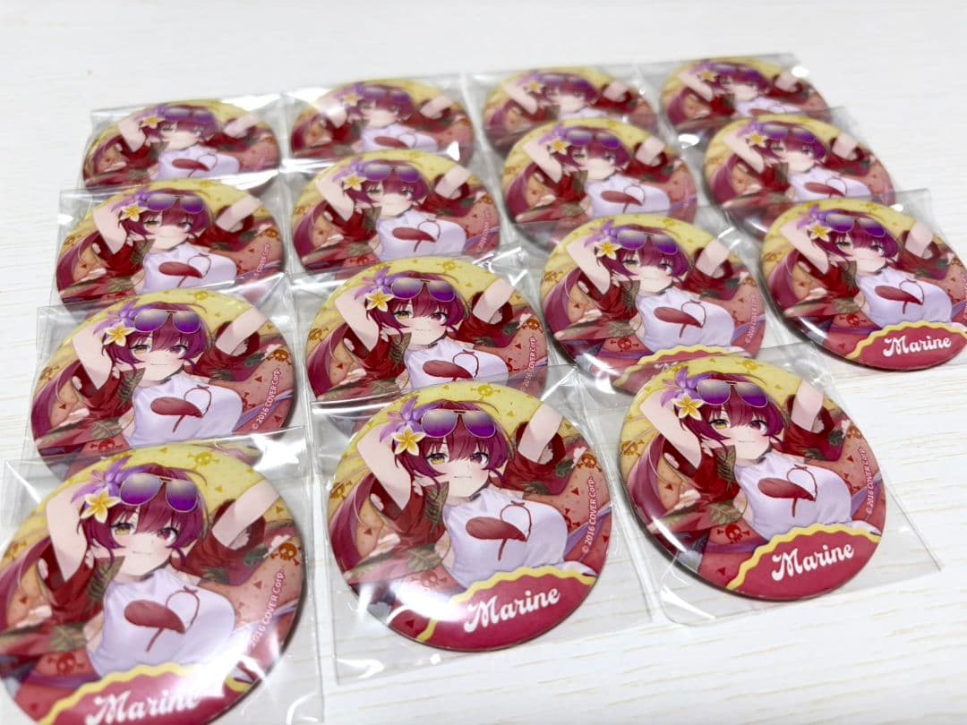 宝鐘マリン　サンシャインシティ　ホロライブ　缶バッジ　15個
