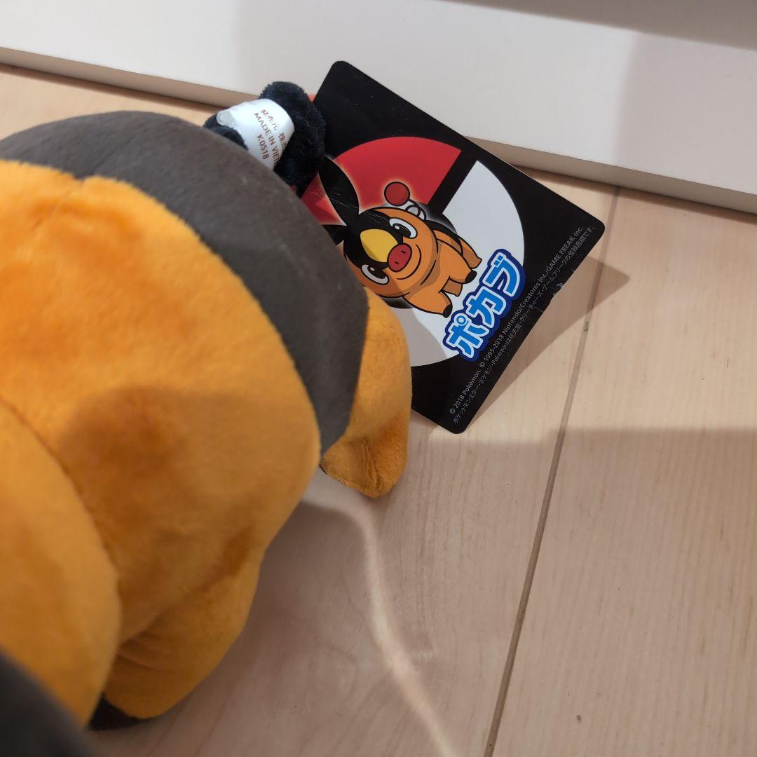 2018年　ポカブ　ポケモン ぬいぐるみ オレンジ/黒