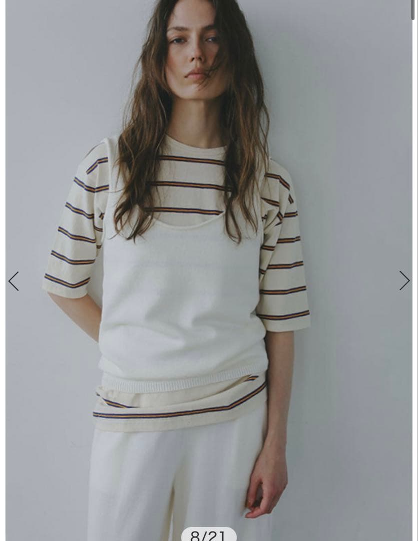 ★SUMMER SALE★〜7/13までETRE リリヤーンニットタンクトップ