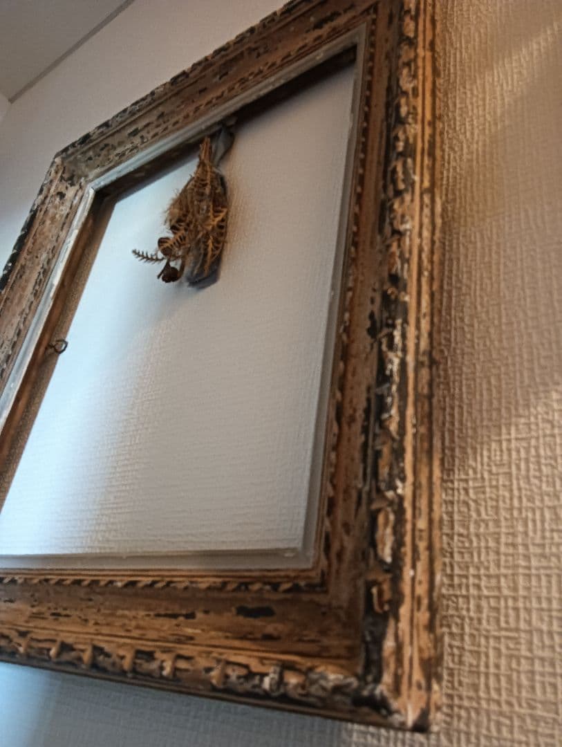 特大ビンテージ額縁　アンティーク額縁　油絵　水彩画