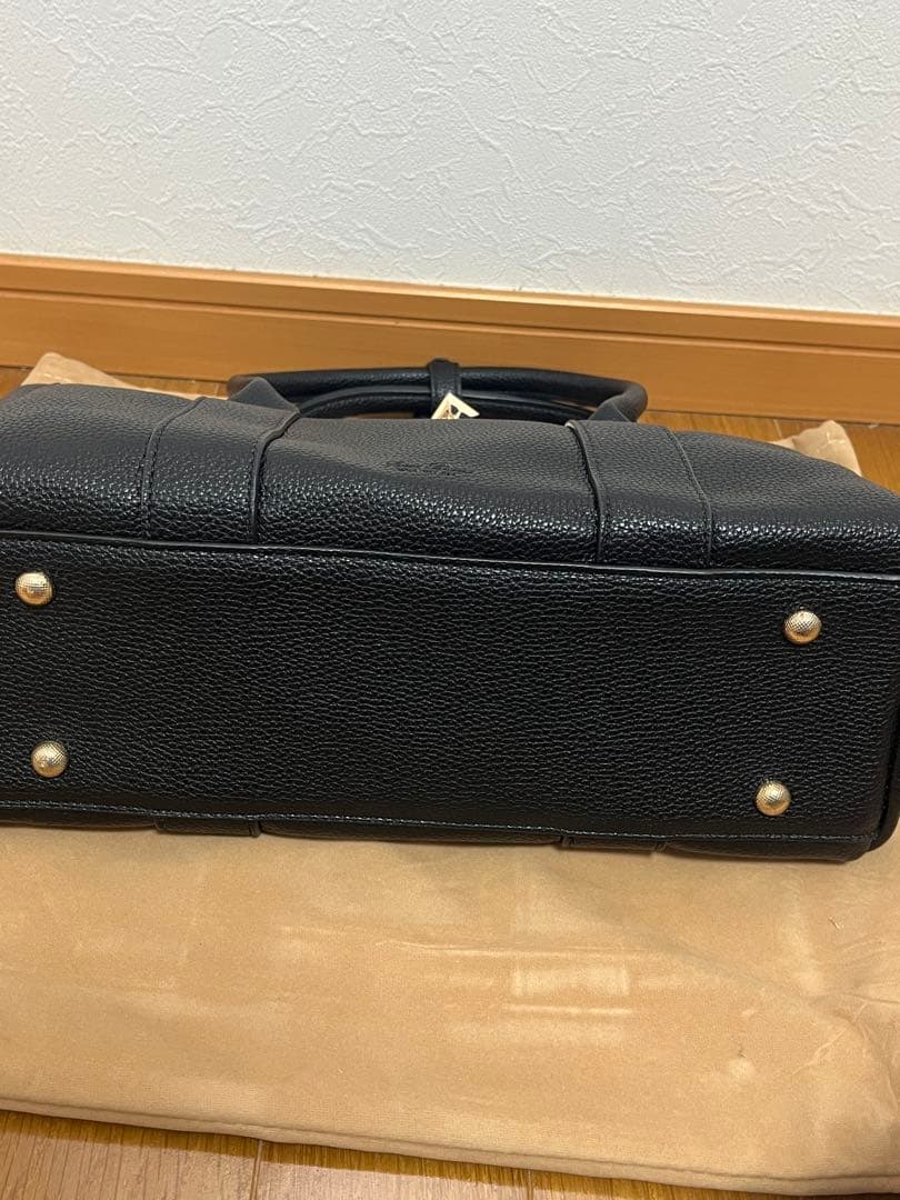 ブラック　トートバッグ　ロロピアーナ ルームバッグ ハンドバッグ ポーチ