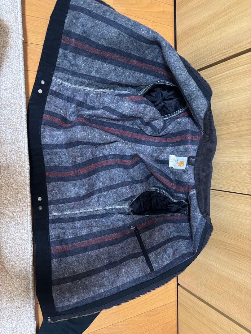 カーハートデトロイトジャケット BLKブラック