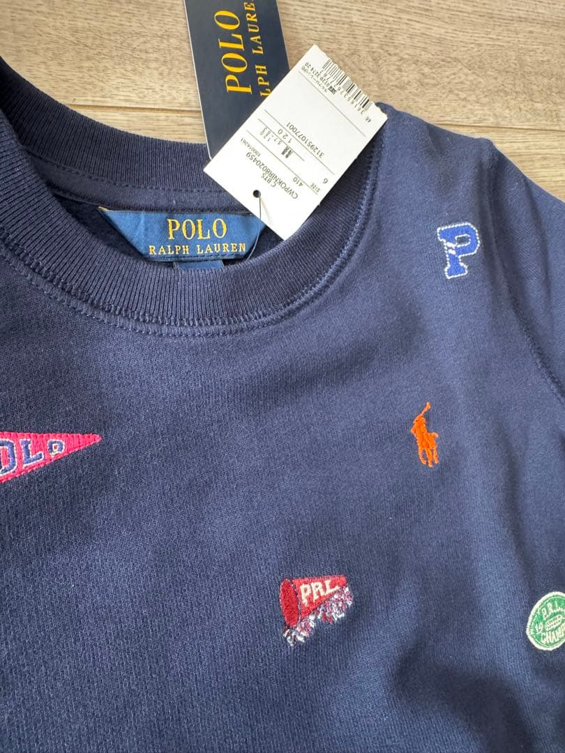 【新品タグ付】POLO RALPH LAUREN キッズトレーナー サイズ6
