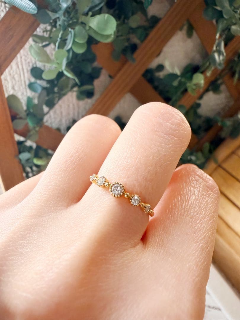 ヴァンドーム青山 k18 ダイヤモンドリング