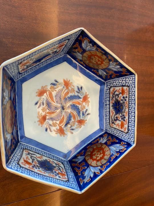 江戸末期から明治はじめの骨董、六角鉢