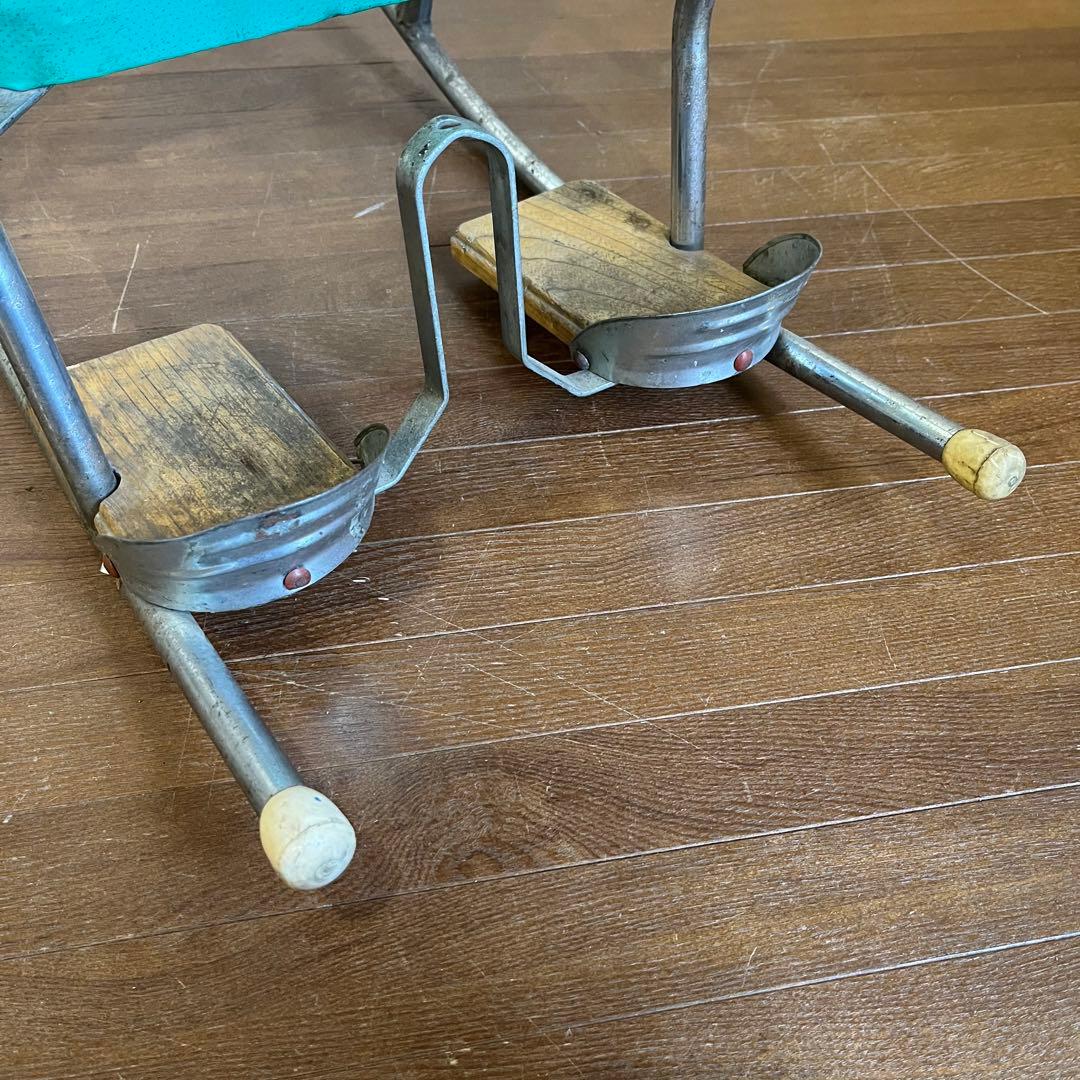 【アンティーク】昭和レトロ ロッキングベビーチェア 赤ちゃん椅子 遊具付き