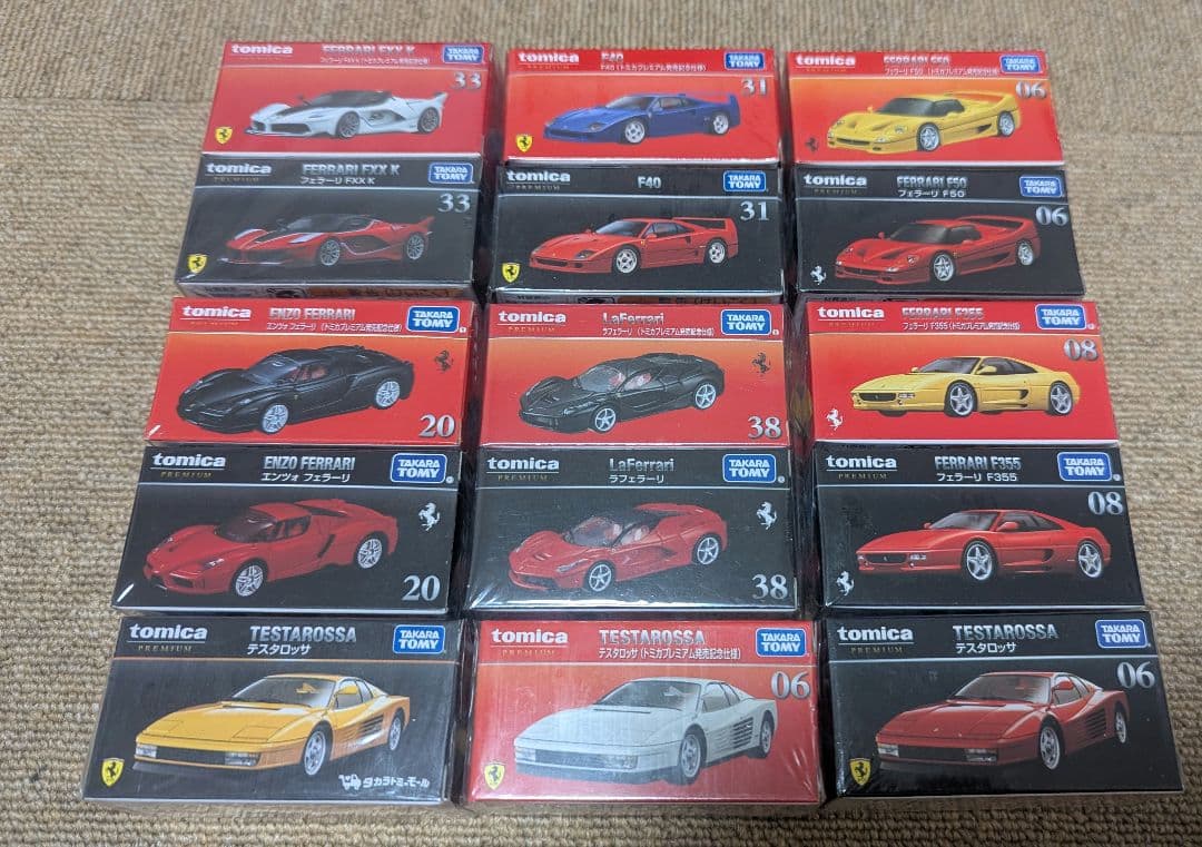 トミカ 　プレミアム　フェラーリ　　まとめ売り