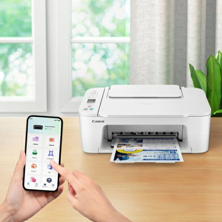 CANON複合機★未使用 TS3730 プリンター本体　スキャナー機能搭載H93