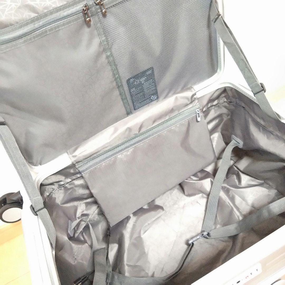 【合わせ買い】スーツケース 日傘 セットキャリーケース アルミフレームシルバー