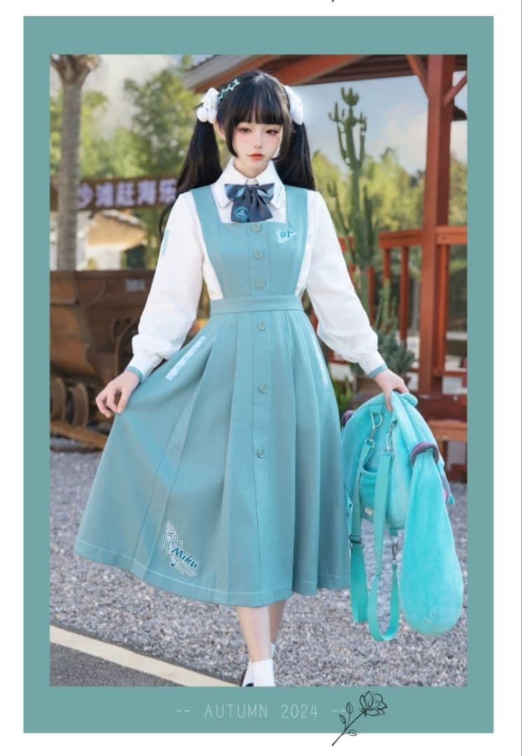 【即納】初音ミク×天羽川 コート＆JPSセット Mサイズ　概念コーデ