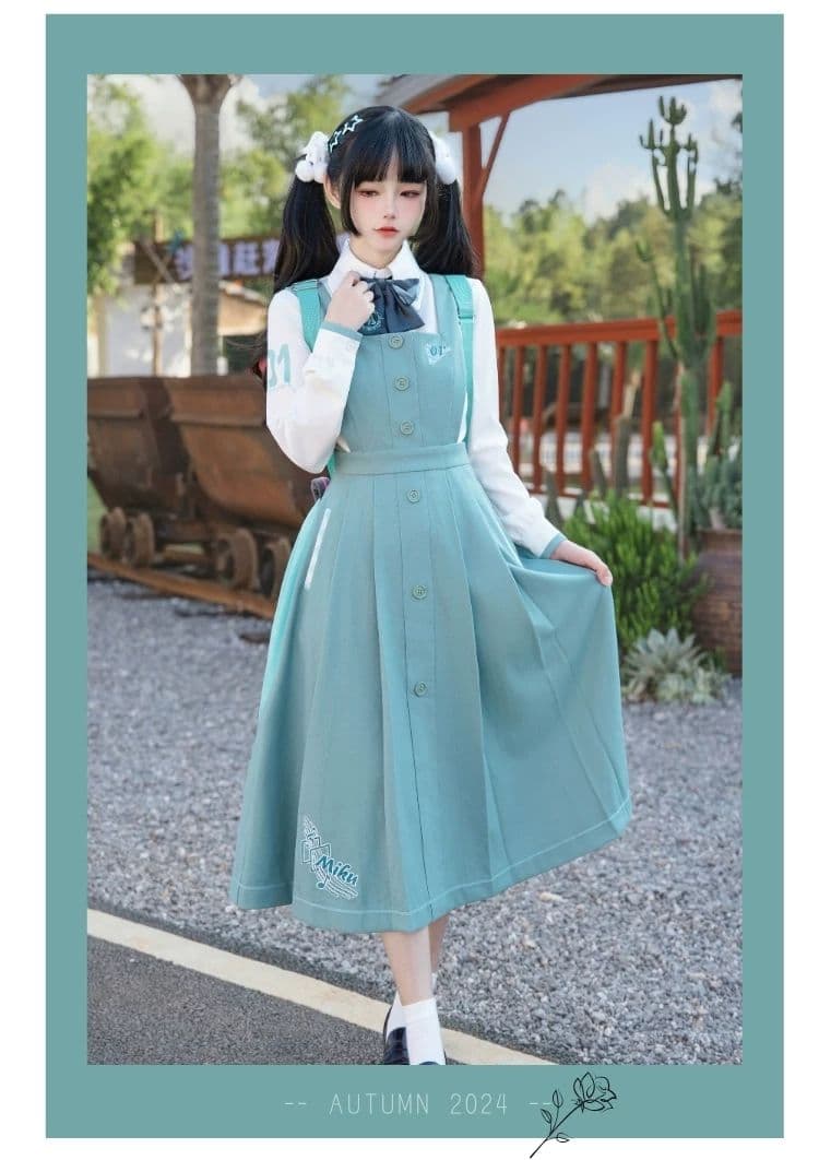 【即納】初音ミク×天羽川 コート＆JPSセット Mサイズ　概念コーデ