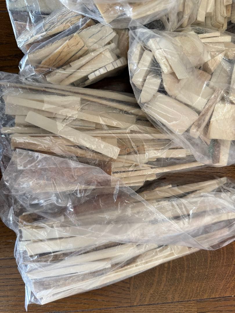 天然素材 白材 マンモス 重量2.0kg 加工用素材用 中古品 。