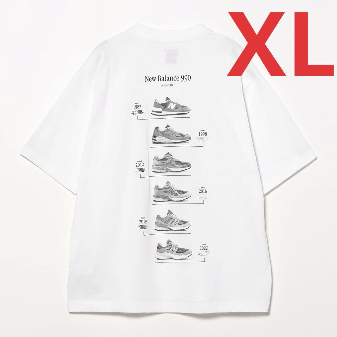 トップス BEAMS New Balance Washed graphicT-shirts