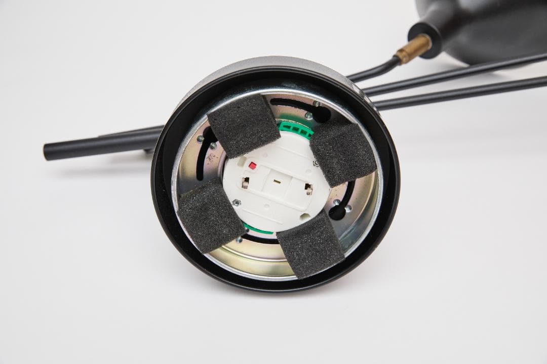 リモコン式 可動型3灯式シーリングスポット　ブラック