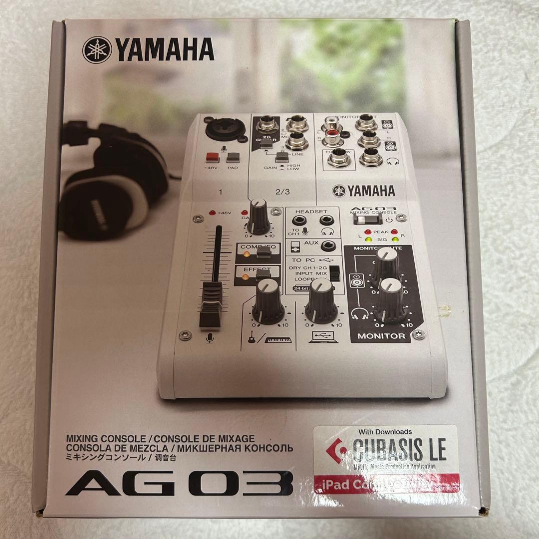 YAMAHA AG03 ミキシングコンソール オーディオインターフェイス