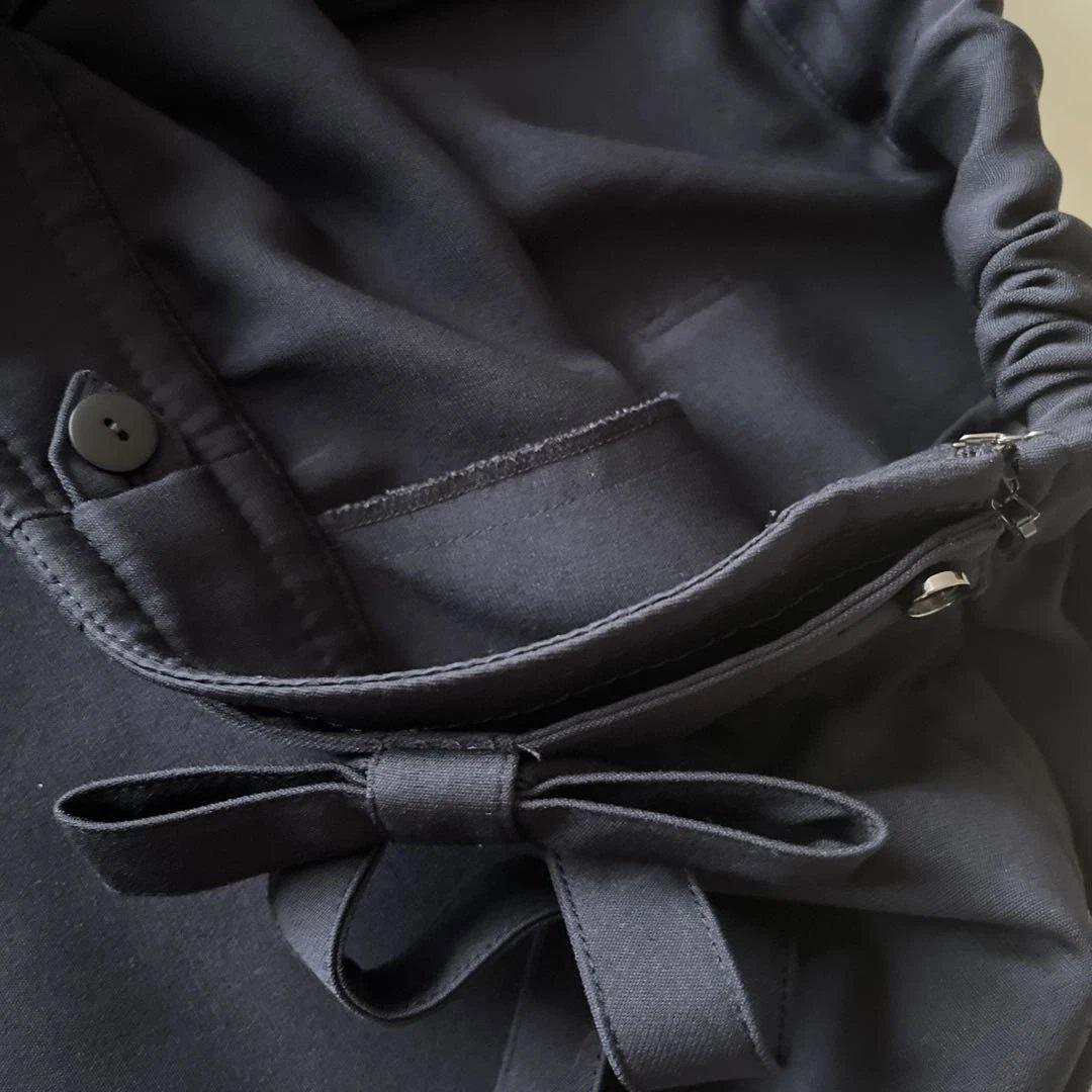 美品　大きいサイズ46 ウエストゴム　ワイドパンツ