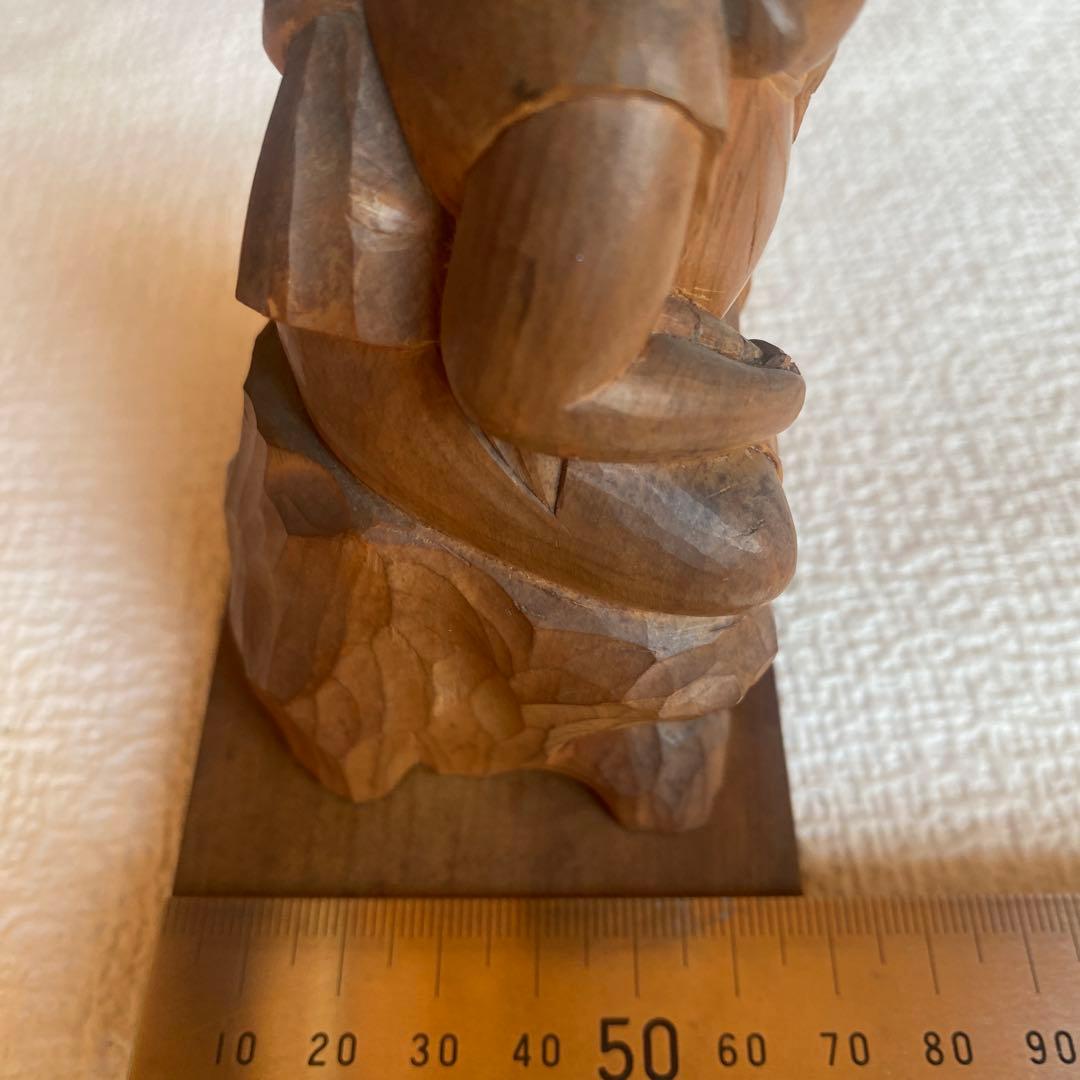 希少✨大黒天様　恵比寿様　正晴　木彫　七福神　縁起物　商売繁盛　共箱有