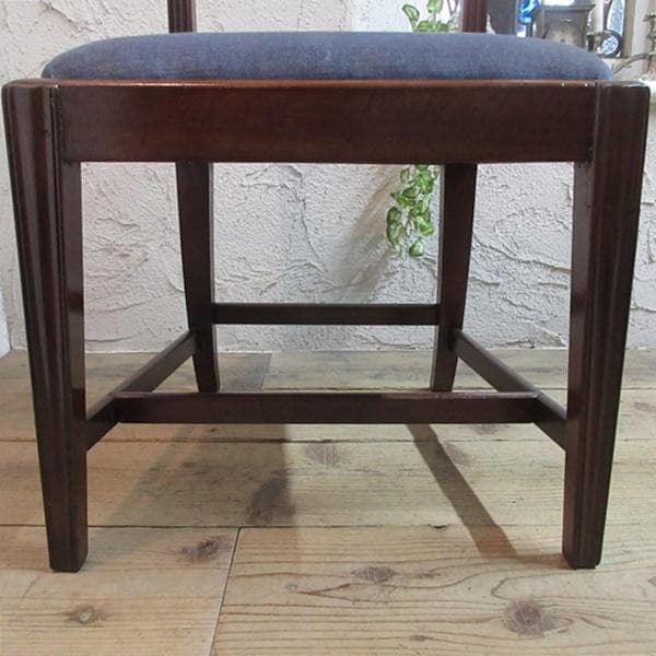 イギリス アンティーク 家具 ダイニングチェア マホガニー 英国 4186e