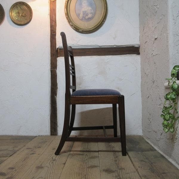 イギリス アンティーク 家具 ダイニングチェア マホガニー 英国 4186e