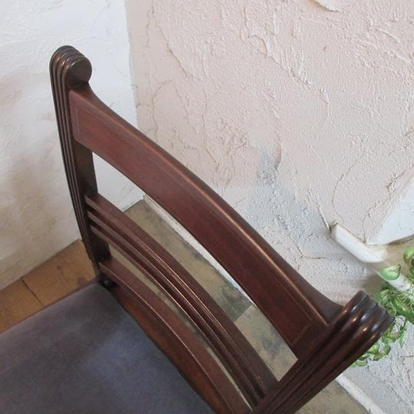 イギリス アンティーク 家具 ダイニングチェア マホガニー 英国 4186e