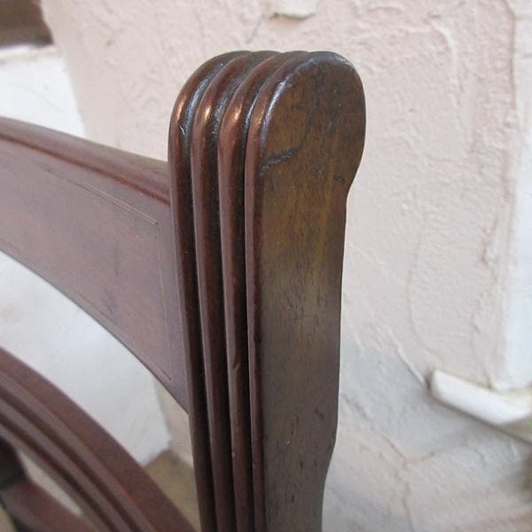 イギリス アンティーク 家具 ダイニングチェア マホガニー 英国 4186e
