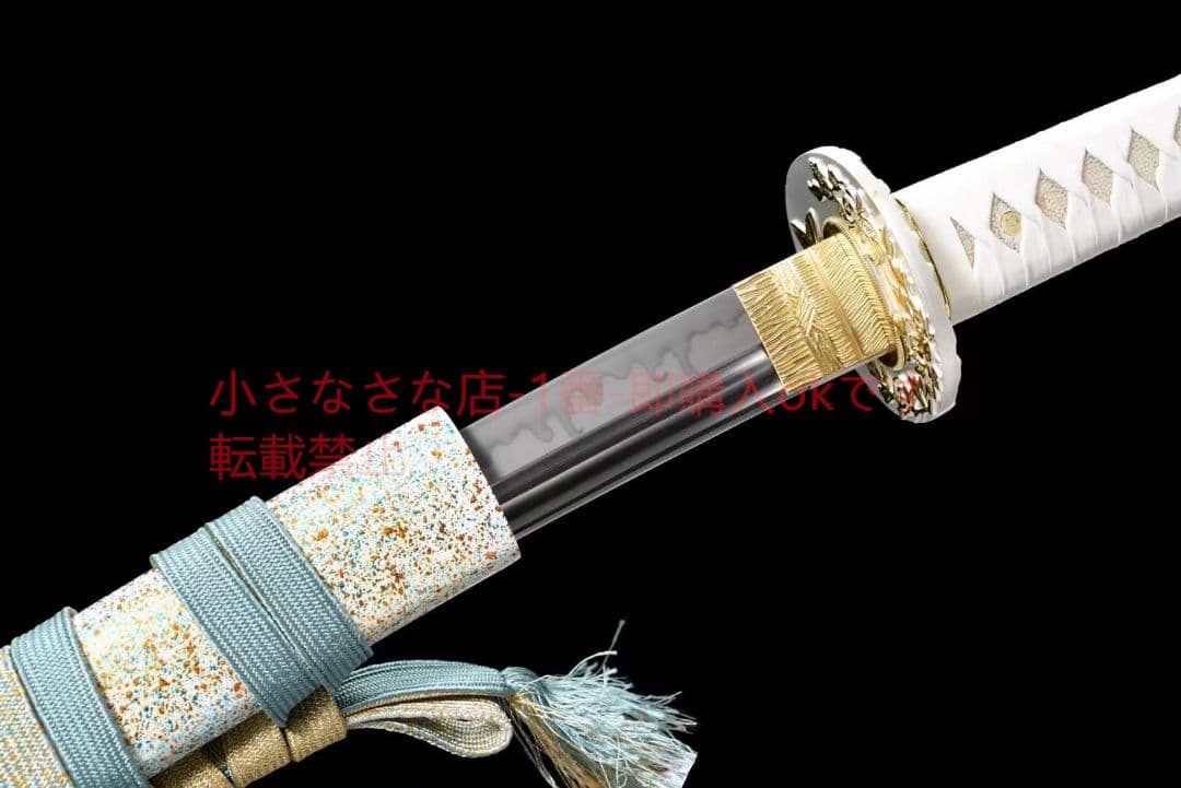 T10焼刃三色研磨小烏丸『常青藤』 古兵器 武具 刀装具 日本刀 模造刀 居合刀