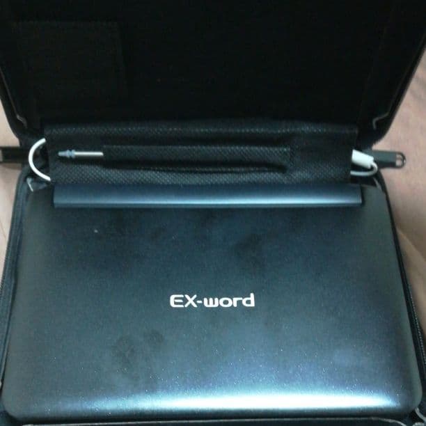 電子辞書 EX-word 純正カバー付き
