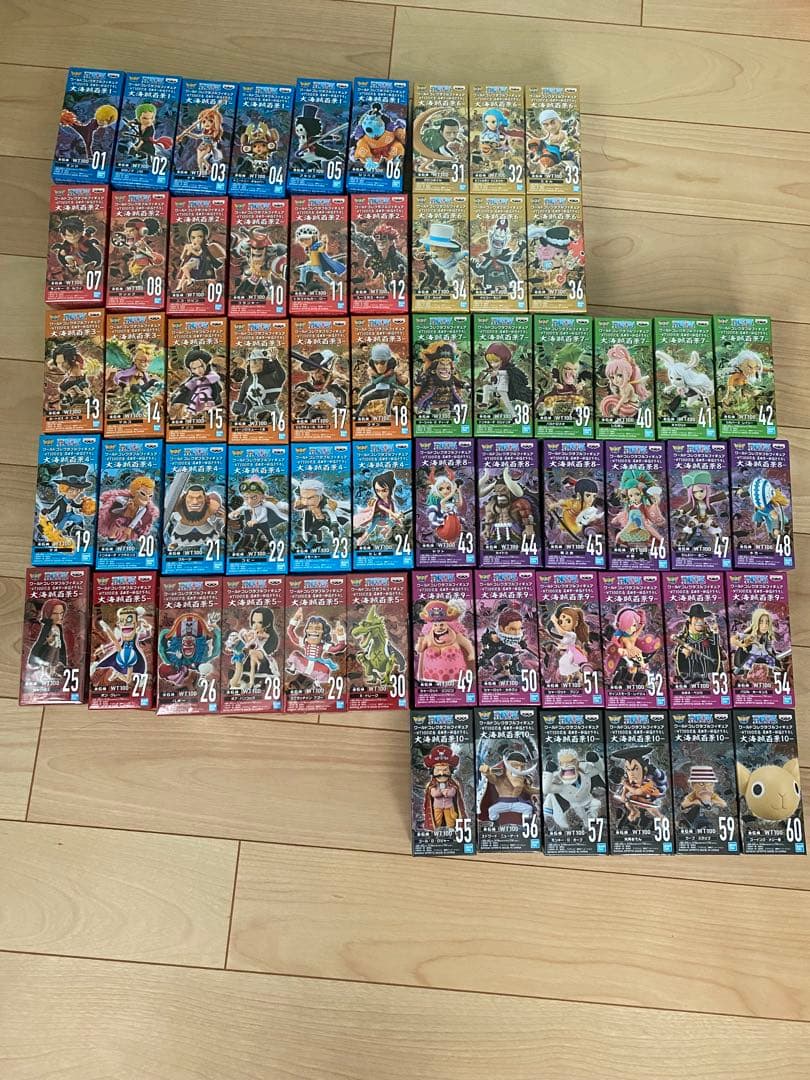 ワンピースワールドコレクタブルフィギュア　大海賊　大百景　コンプリート