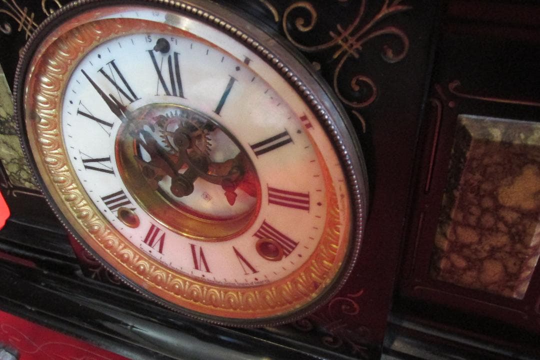 豪華な装飾時計　USAアンソニア製